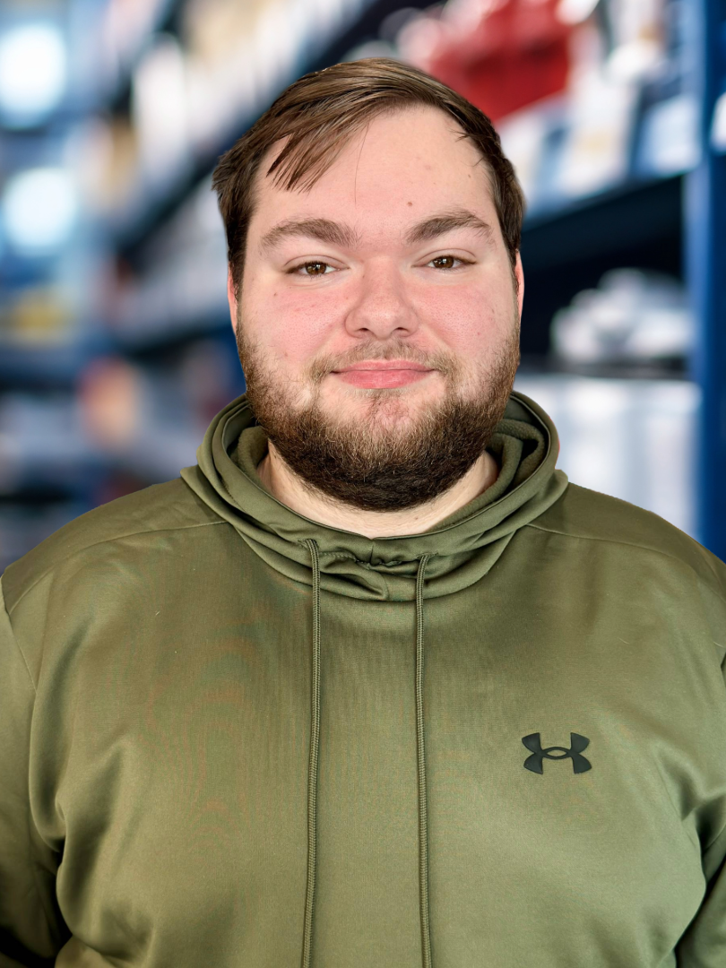 Parts Counter Austin Harbaugh in Parts Team at Sponsler-Donley Ford of Mount Vernon